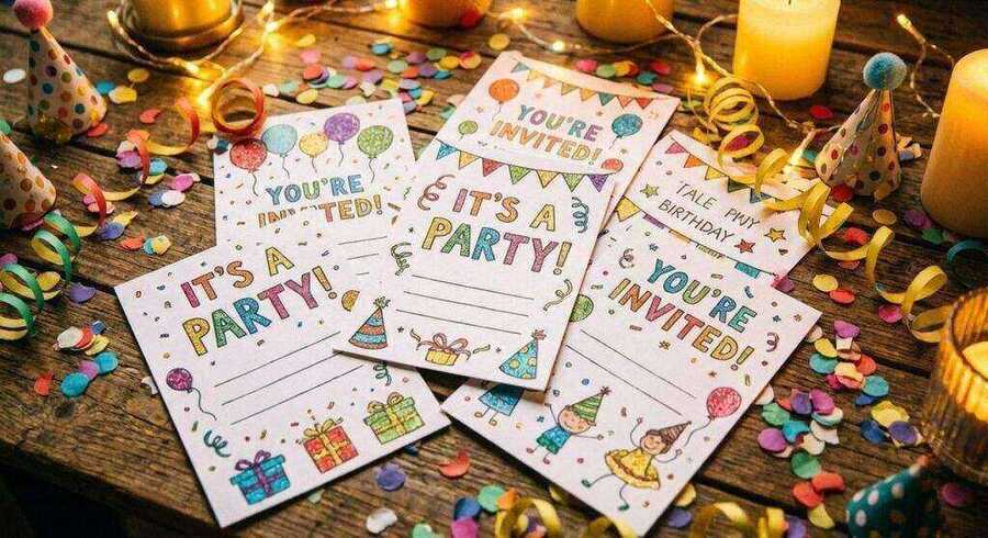 Birthday Invitations — party planning guide