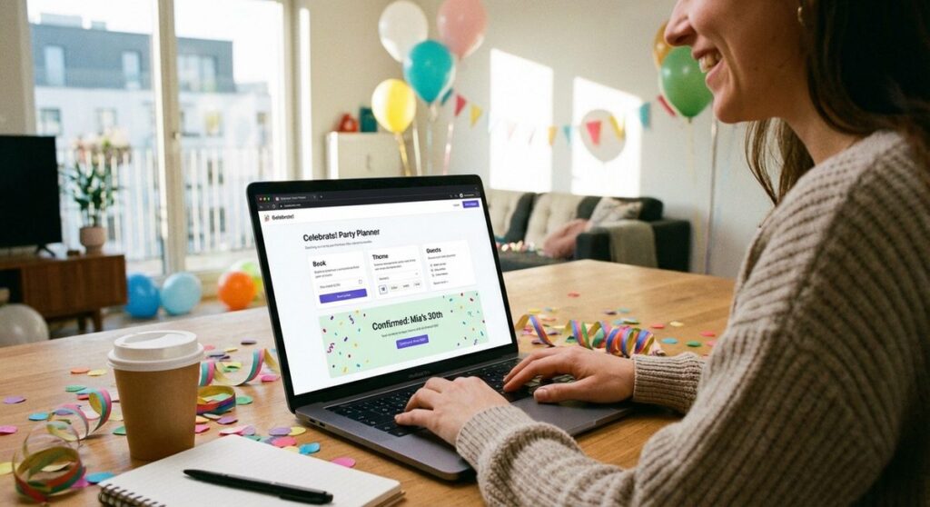 Book Party Online — party planning guide