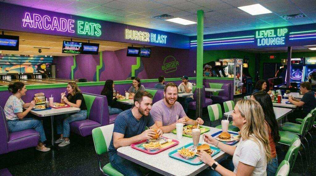 Galaxy Cafe — Refuel Between Rounds — indoor entertainment activity guide